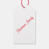 Cute Beautiful Easter Bunnies Modern Collection Cadeaulabel (Achterkant)