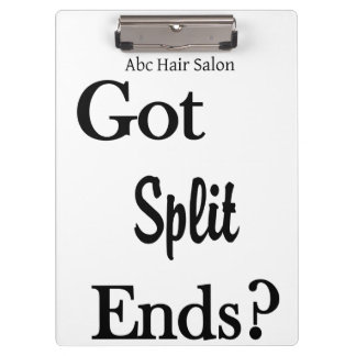 Cute Beauty Salon Barbershop Clipboard  Klembord