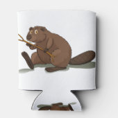 Cute beaver blikjeskoeler (Achterkant)