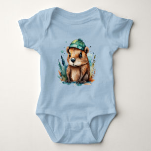 Cute Beaver Romper