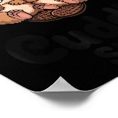 Cute Beavers Holding Hands This Is Our Cuddle  Poster (Hoek)