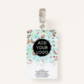 Cute beavers logo code kinderfotograaf badge (Achterkant met clip)