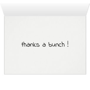 Cute Bedankt Bedankt een Bunch