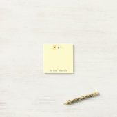 Cute Bee and Daisy Personalize Post-it Note (Op bureau)