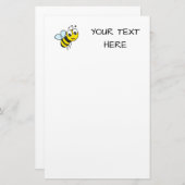 Cute Bee Briefpapier (Voorkant / Achterkant)