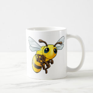 Cute Bee Character Koffiemok