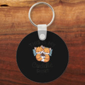 Cute Bee Couple Snuggle Cuddle Sleutelhanger (Voorkant)