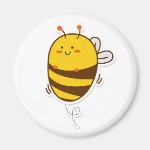 Cute bee Kawaii Drawing Magneet