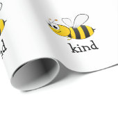 Cute Bee Kind Cadeaupapier (Rol Hoek)
