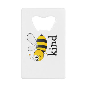 Cute Bee Kind Kredietkaart Flessenopener