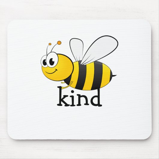 Cute Bee Kind Muismat (Voorkant)