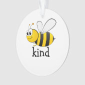 Cute Bee Kind Ornament (voorkant)