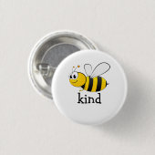 Cute Bee Kind Ronde Button 3,2 Cm (Voorkant /achterkant)