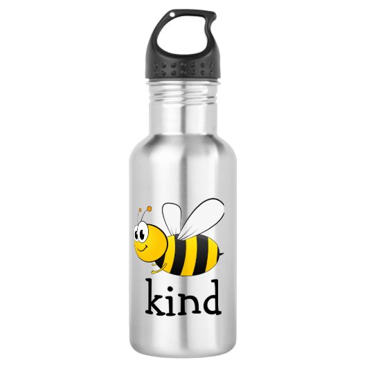 Cute Bee Kind Waterfles (Voorkant)