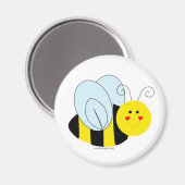 Cute Bee Magneet (Voorkant / Achterkant)