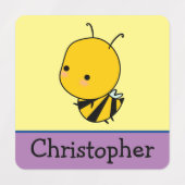 Cute Bee Personalized Labels (Design 2)