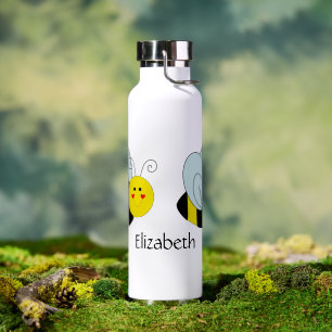 Cute Bee Personalized Waterfles