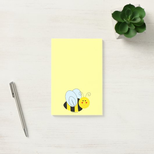 Cute Bee Post-it® Notes (Kantoor)