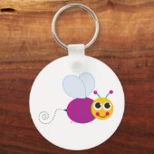 Cute Bee Sleutelhanger (Voorkant)