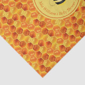 Cute Bee ThMED Baby shower Tissuepapier (Detail)