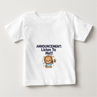 Cute Beer Aankondiging Baby t-shirt