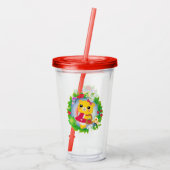 Cute Beer Acryl Drinkbeker (Achterkant)