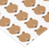 Cute Beer Animal Tafelkleed (Gekanteld)