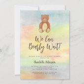 Cute Beer Baby shower Kaart (Voorkant)