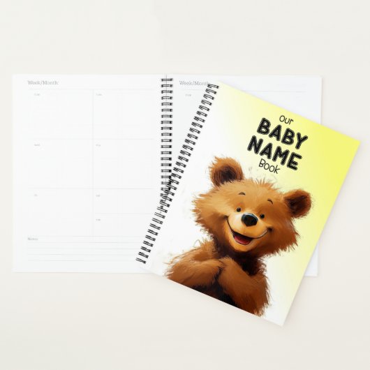 Cute Beer Babynamenboek Planner (Display)