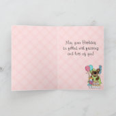 Cute Beer Birthday Kaart (Binnen)