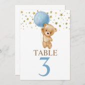 Cute Beer Boy Table Kaart (Voorkant / Achterkant)