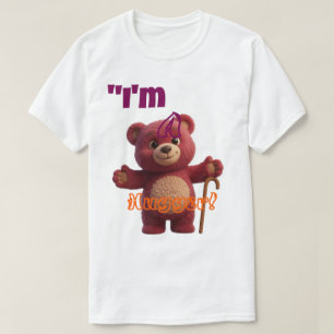 Cute Beer & Emoji Knuffel T-Shirt JE MOET ME KNU
