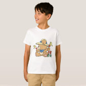Cute Beer en Hummingvogels T-shirt (Voorkant volledig)