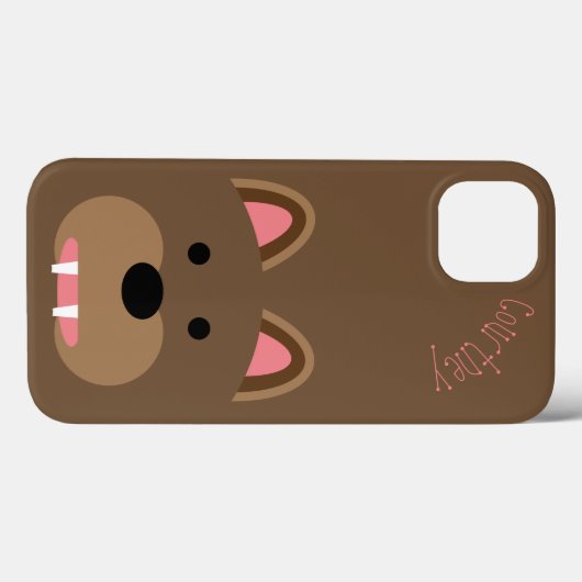 Cute Beer Face  Case-Mate iPhone Case (Achterkant (horizontaal))