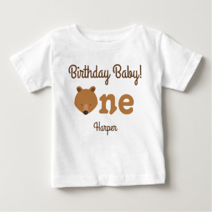 Cute Beer First Birthday Baby T-Shirt