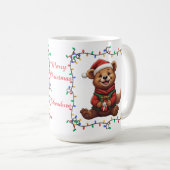 Cute beer Kerst Mok (Voorkant rechts)
