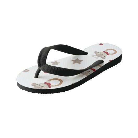 Cute Beer Kinder Teenslippers (Schuin)