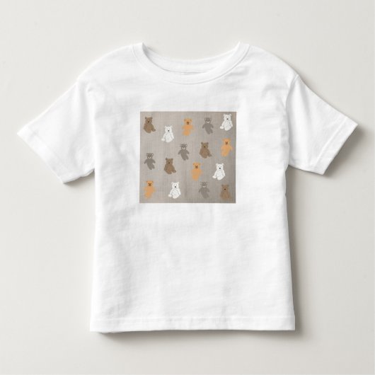 Cute Beer Pattern Kinder Shirts (Voorkant)