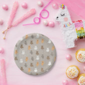 Cute Beer Pattern Papieren Bordje (Feest)