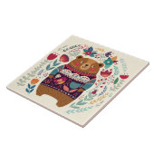 Cute Beer Tegeltje (Zijkant)