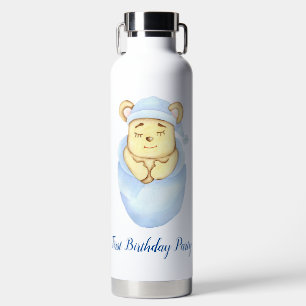 Cute Beer Thema Jongens Verjaardagsfeestje  Waterfles