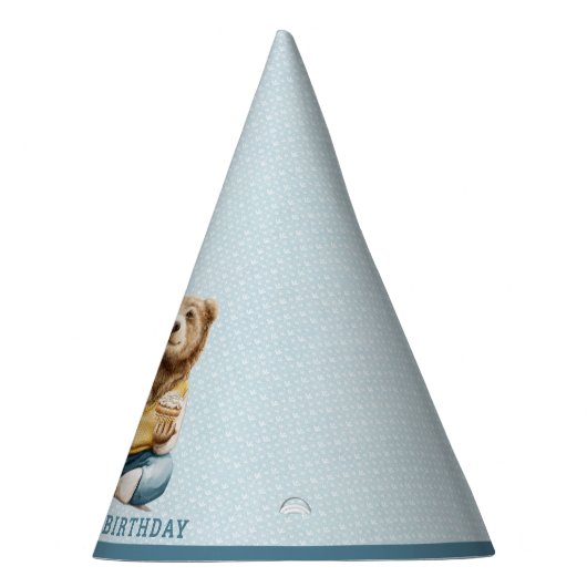 Cute Beer Third Birthday Party Pet Feesthoedjes (Rechts)