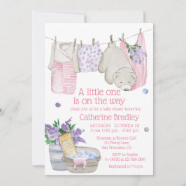 Cute Beer Wash Day Waterverf Baby shower Kaart