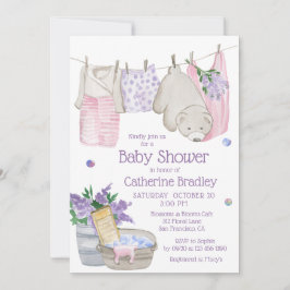 Cute Beer Wash Day Waterverf Baby shower Kaart