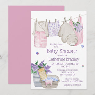 Cute Beer Wassen Dag Baby Shower Kaart
