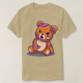 Cute Beer Zombie Cartoon T-shirt (Design voorkant)