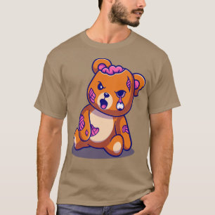 Cute Beer Zombie Cartoon T-shirt