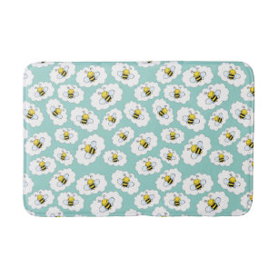 Cute Bees Pattern badmatten
