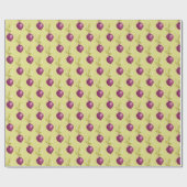 Cute Beet Waterverf Pattern Cadeaupapier (Vlak)
