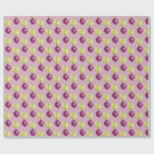 Cute Beet Waterverf Pattern Cadeaupapier (Vlak)
